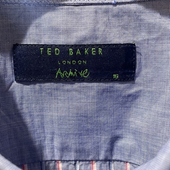 𝅺TED Baker Archive Men’s French Cuff Shirt - Picture 2 of 9